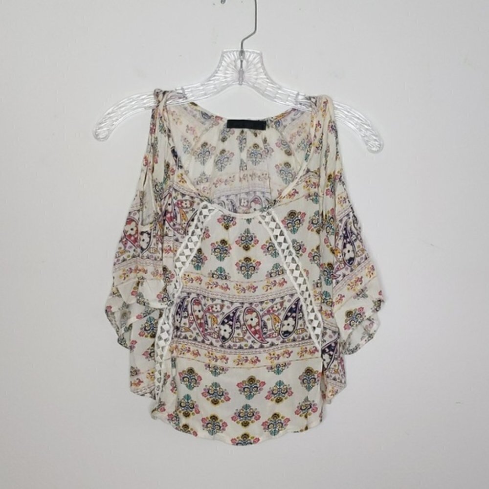 Gypsy Rose Boho Cold Shoulder Shirt